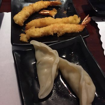 Fuji Sushi Mandarin - Tempera Shrimp and steamed Gyoza. - Sushi Bars Near Me - Jacksonville, Florida Fuji Sushi Mandarin - Tempera Shrimp and steamed Gyoza. - Sushi Bars Near Me - Jacksonville, Florida