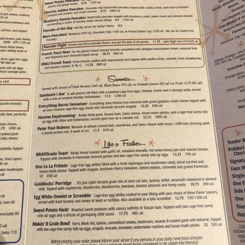 Snooze, an A.M. Eatery - Menu 11/9/19 - Breakfast & Brunch Near Me - Tustin, California