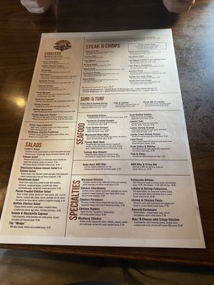 Menu photo 5 Lucky's Steakhouse Gaylord, MI