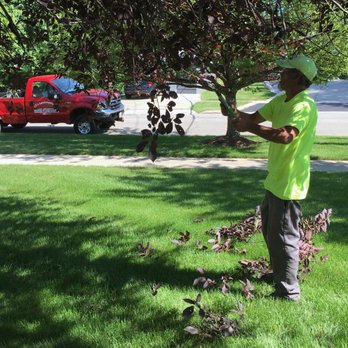 JP's Landscaping - a man working in a yard - Landscaping Near Me - Elmhurst, Illinois
