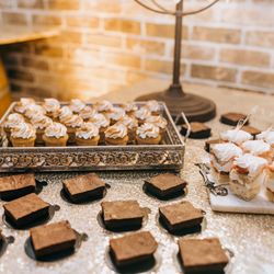 Made Out of Dough - Dessert bar - brownies, s'more cupcakes, strawberry shortcake shooters.