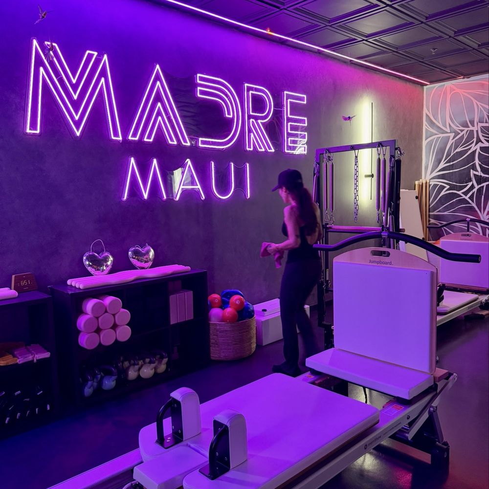 Madre Maui - Amazing studio. Perfect lighting. Not overstimulating for me while I recover from a traumatic brain injury. - Pilates Near Me - Lahaina, Hawaii Madre Maui - Amazing studio. Perfect lighting. Not overstimulating for me while I recover from a traumatic brain injury. - Pilates Near Me - Lahaina, Hawaii