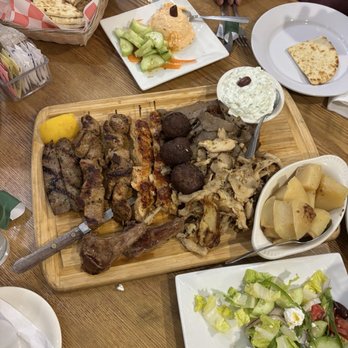 Elia Greek Restaurant - Mix grilled platter, tyrokafteri - Greek Near Me - Glenside, Pennsylvania Elia Greek Restaurant - Mix grilled platter, tyrokafteri - Greek Near Me - Glenside, Pennsylvania