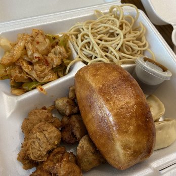 Fei's Cafe - Vegan Combo - Veggie Vegetable Nuggets & Cold Sesame Noodles - Taiwanese Near Me - Albuquerque, New Mexico