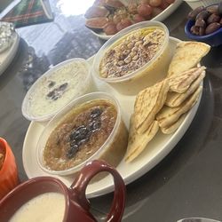 Sumac - Hummus, muhammara, & tzatziki with pita