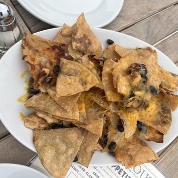 The Sailhouse - Nachos with chicken appetizer. Not as big as the pic makes it look for nachos. - Seafood Near Me - Tarrytown, New York