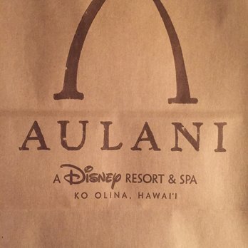 Kalepa's Store - Aulani brown bag to carry your purchase - Gift Shops Near Me - Kapolei, Hawaii