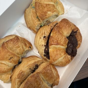 Chip City - Croissantcookie!  The newest craze and these are amazing!!!  As you can see I already took a bit out of two of them! - Bakeries Near Me - New York, New York