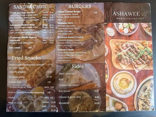 Menu photo 2 Mashawe Mediterranean BBQ Christchurch, 