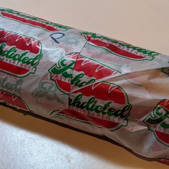 Banhdicted - Wrapper is marked to tell you what's inside. P is for Pork. - Sandwiches Near Me - Tucson, Arizona