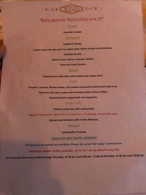 Menu photo 3 Grissini Restaurant Englewood Cliffs, NJ