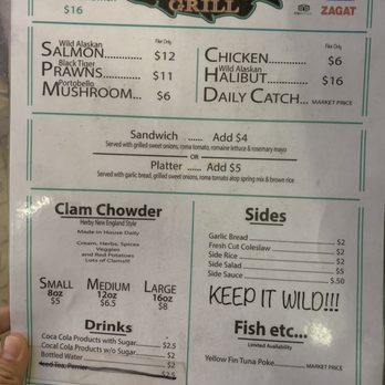 Market Grill - Menu - Seafood Near Me - Seattle, Washington