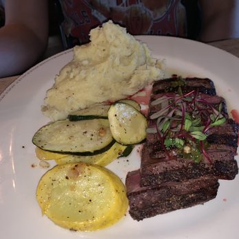 RANGE kitchen & tap - Game of the Week (Elk, Veggies, and Horseradish Mashed Potatoes) - New American Near Me - Roseville, California RANGE kitchen & tap - Game of the Week (Elk, Veggies, and Horseradish Mashed Potatoes) - New American Near Me - Roseville, California
