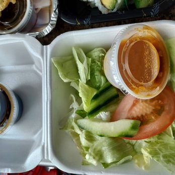 Tokyo Japanese Restaurant - Salad that came with the veggie tempura meal - Japanese Near Me - Kokomo, Indiana Tokyo Japanese Restaurant - Salad that came with the veggie tempura meal - Japanese Near Me - Kokomo, Indiana