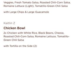 My order My order