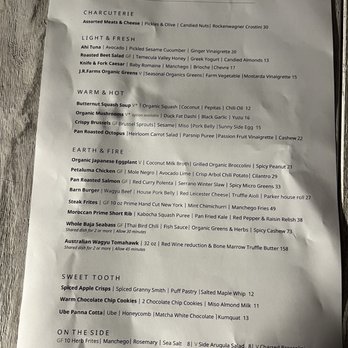 Small Barn - Menu - New American Near Me - Temecula, California Small Barn - Menu - New American Near Me - Temecula, California