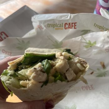 Tropical Smoothie Cafe - SUPERGREEN CAESAR CHICKEN - Juice Bars & Smoothies Near Me - Hamilton, New Jersey