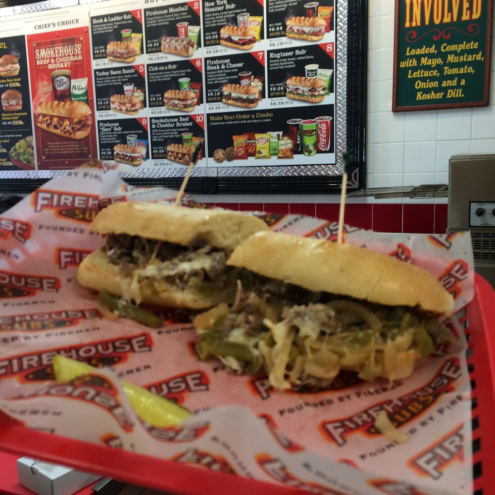 Firehouse Subs - Mine and the menu picture. WORLDS APART. Disgusting. The franchise should shut this one down. - Delis Near Me - Wichita, Kansas