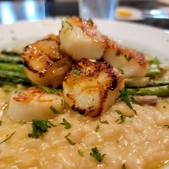 Tratto Avalon Park - Scallop risotto with asparagus - Italian Near Me - Alafaya, Florida Tratto Avalon Park - Scallop risotto with asparagus - Italian Near Me - Alafaya, Florida