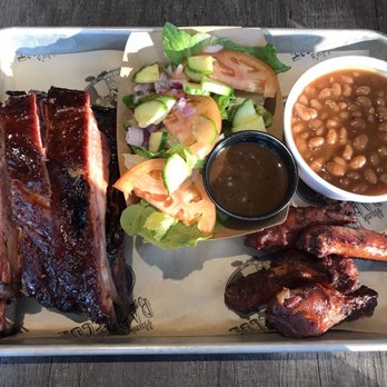 Hank Daddy's Barbecue - Rib N' Wing Combo (1/2 rack ribs, 1/2 lbs wings and 2 sides) - Southern Near Me - Vaughan, Ontario