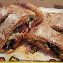 Hungry Howie's Pizza & Subs - Howie has lost his mind! He calls this a Sub but actually most normal folks would say it's a calzone!