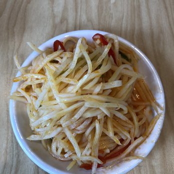 GB Hand-pulled Noodles - spicy sliced potatos - Chinese Near Me - Toronto, Ontario GB Hand-pulled Noodles - spicy sliced potatos - Chinese Near Me - Toronto, Ontario