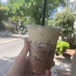 Cold brew with orange cold foam Cold brew with orange cold foam
