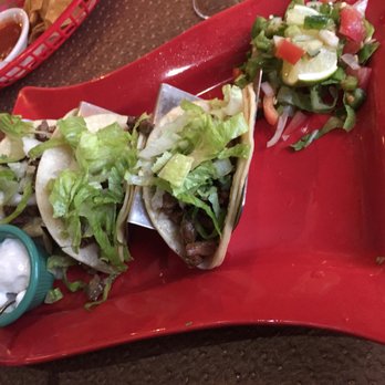 Lucia's Mexican Restaurant - Carne asada tacos with pico de gallo and sour cream - Mexican Near Me - Providence, Rhode Island