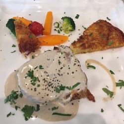Restaurant Sur L'Ardoise - Rôti de veau sauce aux champignons