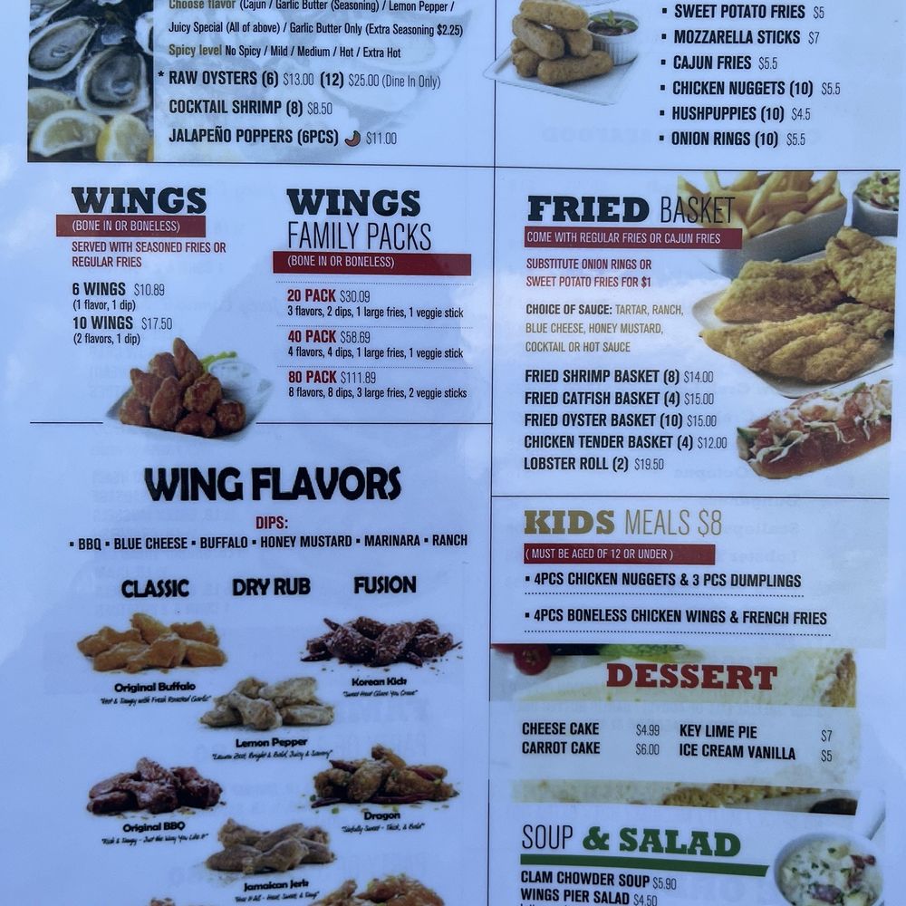 Wing’s Pier - Menu - Seafood Near Me - Greeley, Colorado Wing’s Pier - Menu - Seafood Near Me - Greeley, Colorado