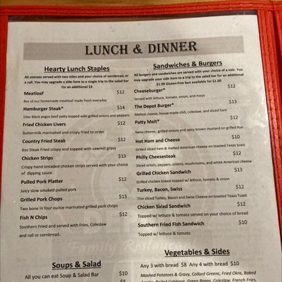 Menu photo 1 Elk River Depot Elk Park, NC Menu photo 1 Elk River Depot Elk Park, NC