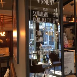 Baker Hansen Schultzgate - Vinmeny!