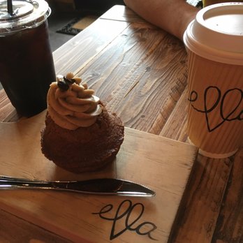 Ella Cafe - Vanilla latte cupcake $4, cold brew, and americano - Coffee & Tea Near Me - Plantation, Florida Ella Cafe - Vanilla latte cupcake $4, cold brew, and americano - Coffee & Tea Near Me - Plantation, Florida