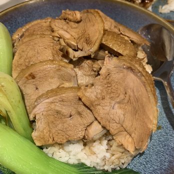 M’ Dim Sum - Soya duck with pak choi and a lot of boiled rice - Cantonese Near Me - Southampton, STH
