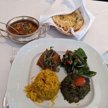 Tamarind - Methi Paneer Chaman & Kashmiri Dum Aloo & Pulao & Salad & Seasonable Vegetables & Mint Naan - Indian Near Me - New York, New York Tamarind - Methi Paneer Chaman & Kashmiri Dum Aloo & Pulao & Salad & Seasonable Vegetables & Mint Naan - Indian Near Me - New York, New York