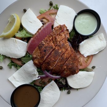 McSeagull's Restaurant - tuna Caprese - Seafood Near Me - Boothbay Harbor, Maine McSeagull's Restaurant - tuna Caprese - Seafood Near Me - Boothbay Harbor, Maine