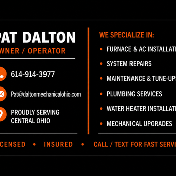 Dalton Mechanical Solutions - Heating & Air Conditioning/HVAC Near Me - West Jefferson, Ohio Dalton Mechanical Solutions - Heating & Air Conditioning/HVAC Near Me - West Jefferson, Ohio