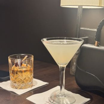 Kaluz - Wellington - Classic Old-Fashioned paired with a refreshing Lychee Martini. Both drinks were smooth, well balanced. - New American Near Me - Wellington, Florida