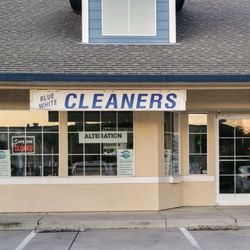 Blue & White Cleaners - Storefront, Nov '23