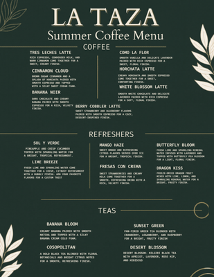 Menu photo 2 La Taza Gilbert, AZ Menu photo 2 La Taza Gilbert, AZ