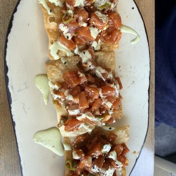 Urban Fish Taco - Ahi Poke Tostadas 10/10 delicious! - Tacos Near Me - Chino Hills, California Urban Fish Taco - Ahi Poke Tostadas 10/10 delicious! - Tacos Near Me - Chino Hills, California