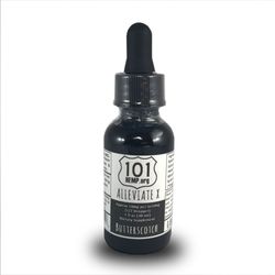 101 CBD | Ventura - Alleviate X - Butterscotch - targets pain and inflammation (also comes in a variety of flavors and strengths)