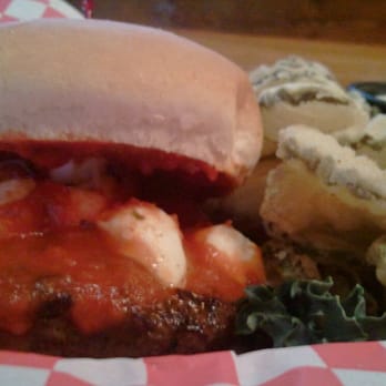 Buffington's - Pizza burger with marinara and mozzarella - American Near Me - Milledgeville, Georgia