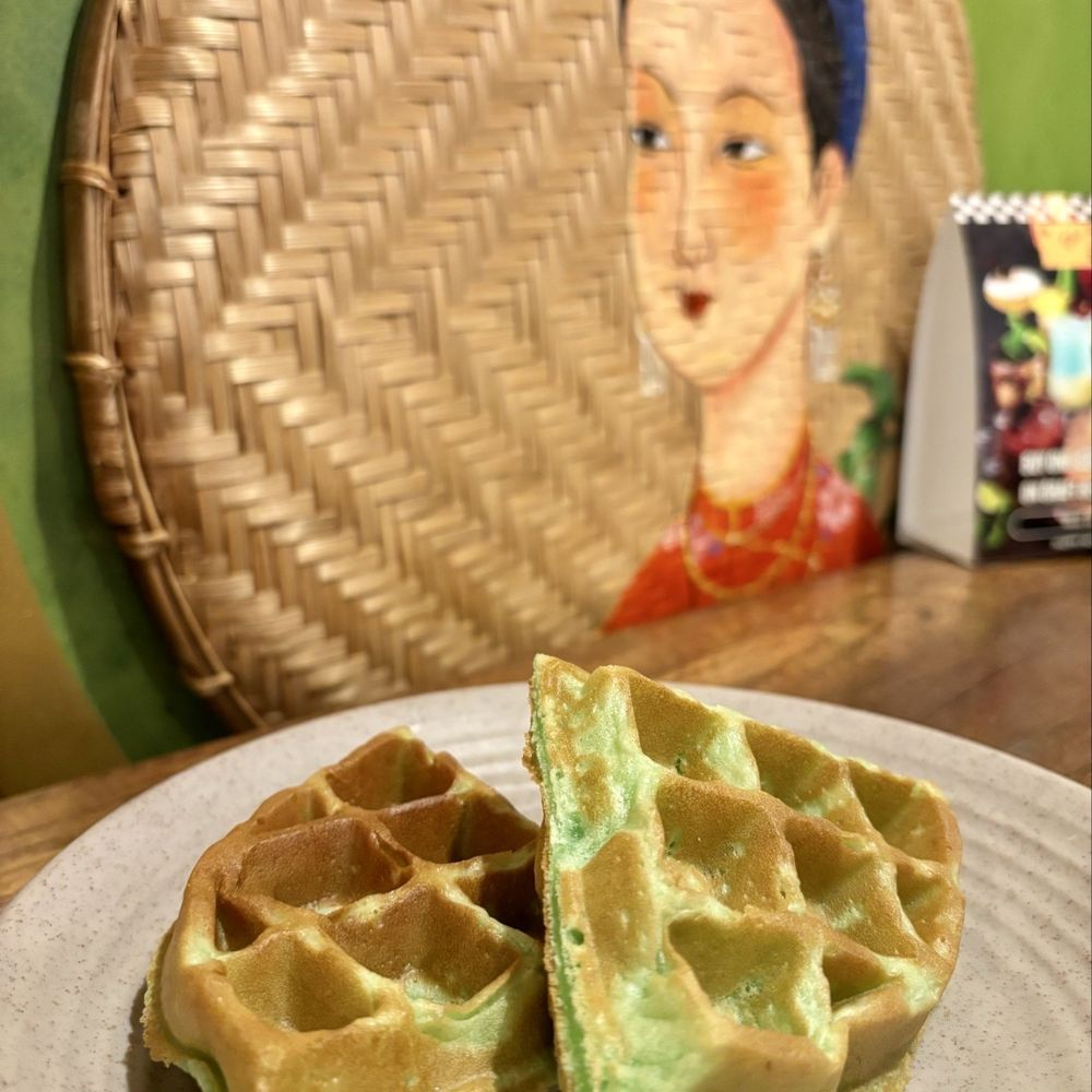 Pho Ha Noi - Complimentary pandan waffles - Noodles Near Me - Fountain Valley, California Pho Ha Noi - Complimentary pandan waffles - Noodles Near Me - Fountain Valley, California