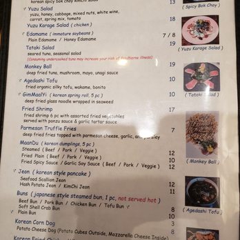 Spoonsticks - Menu 2 January 2023 - Korean Near Me - Massapequa, New York