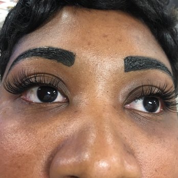 Dasha Salon & Spa - Mink lashes complete and eyebrow tint processing. - Makeup Artists Near Me - La Vergne, Tennessee