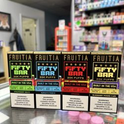 Infinite Vapor USA - New 20k Puff Fruitia Fifty Bar!