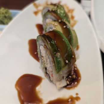 Hana Sushi - Caterpillar roll ...one of my favorites. Also one I forgot to take before devouring it. - Sushi Bars Near Me - Menifee, California Hana Sushi - Caterpillar roll ...one of my favorites. Also one I forgot to take before devouring it. - Sushi Bars Near Me - Menifee, California