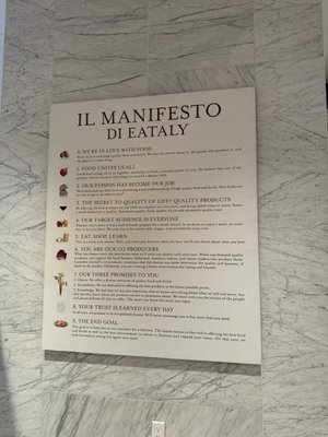 Menu photo 6 Eataly - Yorkville Toronto, ON Menu photo 6 Eataly - Yorkville Toronto, ON