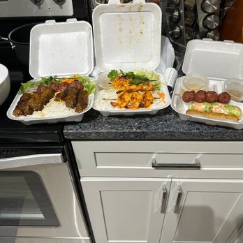Pho Que Huong - Lemongrass beef vermicelli, shrimp vermicelli and trio sampler - Vietnamese Near Me - Plano, Texas